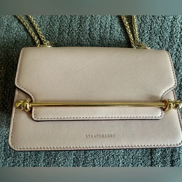 Strathberry East West Mini in Soft Pink - Picture 5 of 10